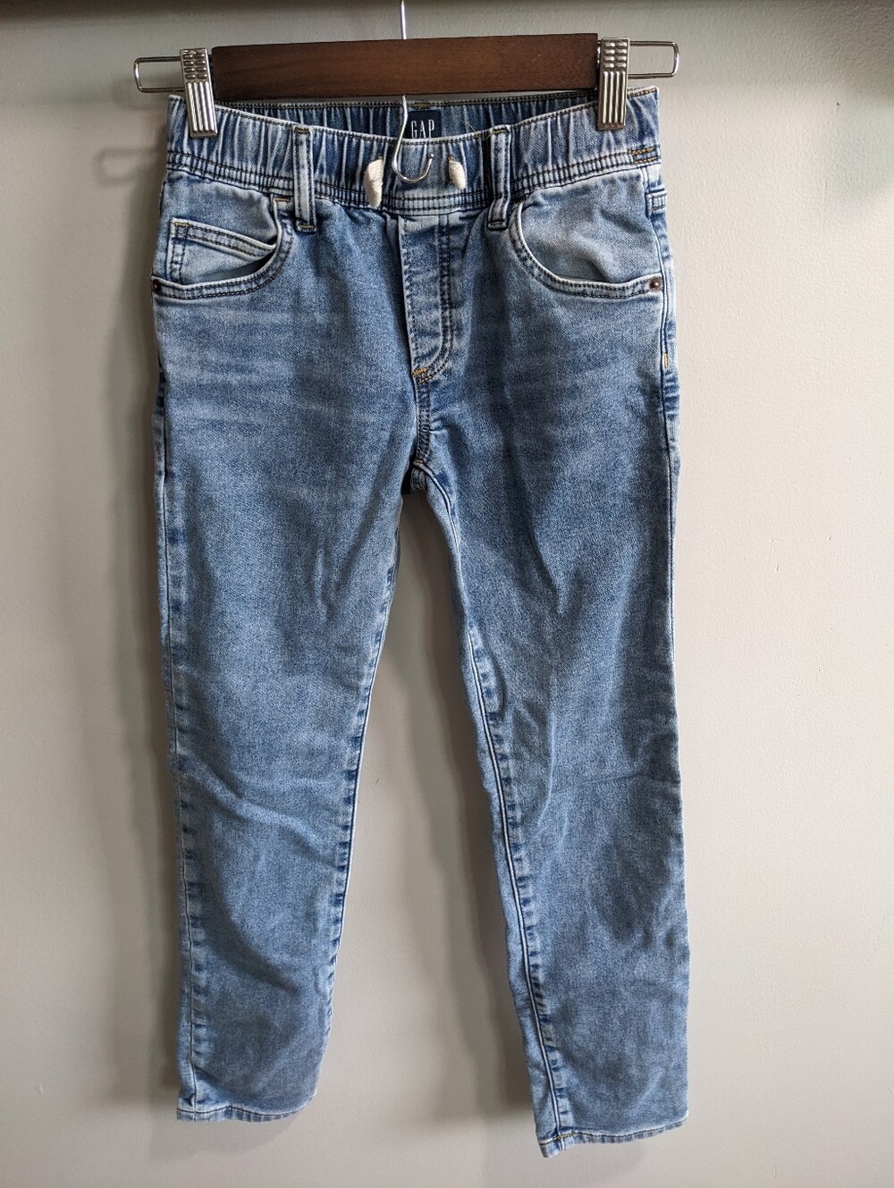 Gap Denim Kids stretch slim pull on jeans Size large
